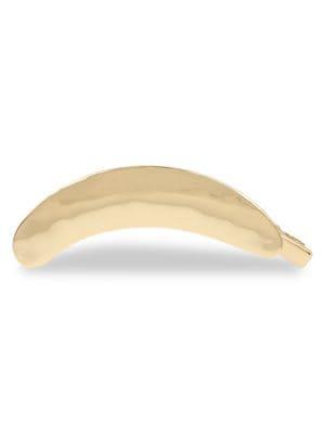 Robert Lee Morris Greener Pastures Goldtone Sculptural Curved Hair Clip