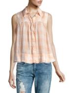 Free People Hey There Checkered Top