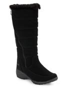 Khombu Abby Faux Fur-accented Mid-calf Boots