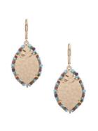 Lonna & Lilly Goldtone And Glass Stone Beaded Drop Earrings