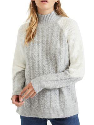 Miss Selfridge Colorblock Knit Sweater