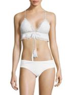 Lisa Maree White Out Upper Window Crochet Top