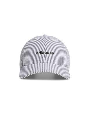 Adidas Originals Relaxed Seersucker Cotton Strapback Cap