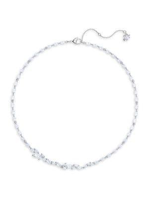 Louison Rhodium-plated And Swarovski Crystal All-around Necklace