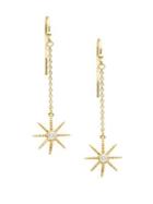 Lord & Taylor Crystal Starburst Earrings