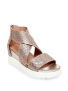 Steve Madden Klein Perforated Leather Sandals