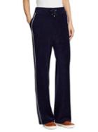 Lauren Ralph Lauren Petite Drawstring Velour Pants
