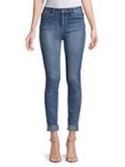 Design Lab Faded Rolled-cuffs Jeans