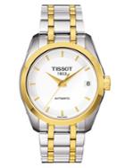Tissot Ladies Couturier Automatic Two Tone White Trend Watch