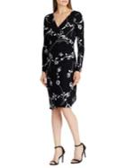Lauren Ralph Lauren Kellyn Floral Wrapped Sheath Dress