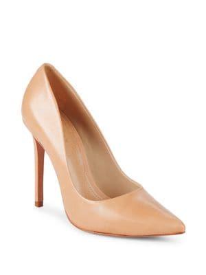 Schutz Gilberta Leather Pointy Stiletto