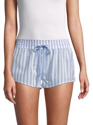 Pj Salvage Striped Cotton Shorts