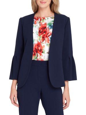 Tahari Arthur S. Levine Petite Pleated Bell-sleeve Jacket