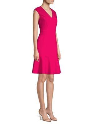 Elie Tahari Kadisha A-line Knit Dress