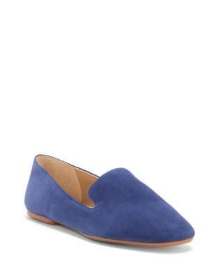 Enzo Angiolini Leonie Suede Smoking Loafer