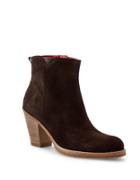 Liebeskind Berlin Almond Toe Suede Ankle Boots