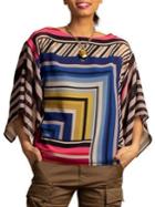 Trina Turk Petite Meritage Scarf Top
