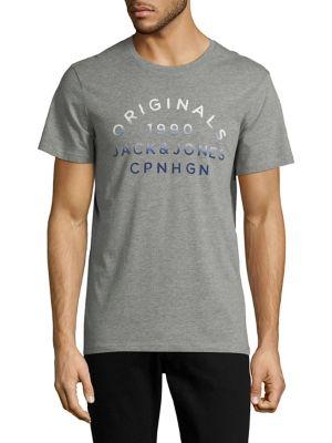 Jack & Jones Logo Crewneck Tee