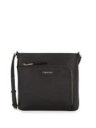 Calvin Klein Large Hudson Leather Crossbody Bag