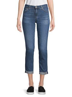 Ag Prima Roll-up Cigarette-leg Jeans