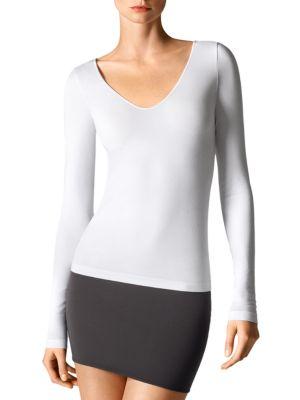 Wolford Seamless V-neck Tee