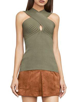 Bcbgmaxazria Bryna Off-shoulder Crisscross Top
