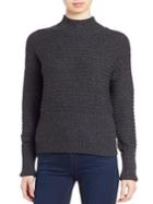 William Rast Rib-knit Striped Sweater