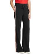 Lauren Ralph Lauren Tuxedo-stripe Cotton-blend Sweatpants