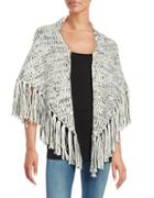 Michael Michael Kors Fringed Open-front Poncho