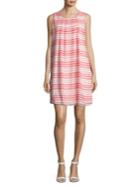 Calvin Klein Sleeveless Striped Shift Dress