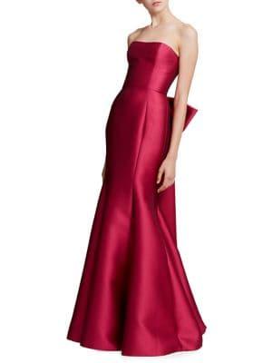 Marchesa Notte Floor-length Bow Gown