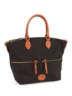 Dooney & Bourke Large Pocket Satchel Bag