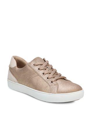 Naturalizer Sporty Metallic Suede Sneakers