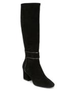 Donald J Pliner Goa Suede And Leather Tall Boots