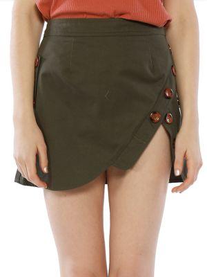 Walter Baker High-waisted Cotton Skirt