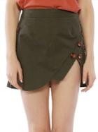 Walter Baker High-waisted Cotton Skirt