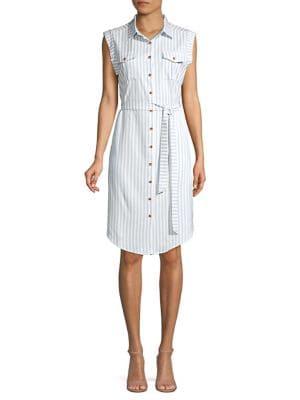 Bishop And Young Siera Striped Shirt Dress