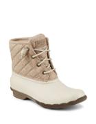 Sperry Saltwater Quilted Wool-blend Boots