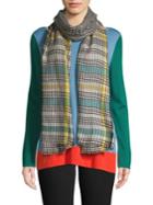 Weekend Max Mara Houndstooth Wool Scarf