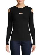Bailey 44 Cut-out Ribbed Sweater