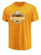 Majestic Pittsburgh Steelers Nfl Primary Receiver Cotton Tee