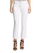 William Rast Lace Up Crop Flare Pants