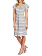 Cece By Cynthia Steffe Bohemian Bazaar Striped Cotton Blend Day Dress