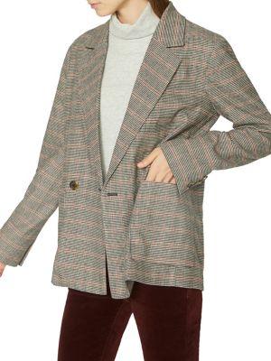 Sanctuary Heritage Boyfriend Checkered Blazer