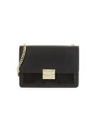 Karl Lagerfeld Paris Corinne Embossed Leather Shoulder Bag