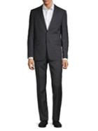 Calvin Klein Glen Plaid Wool Suit