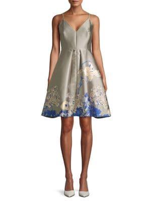 Calvin Klein Floral A-line Dress