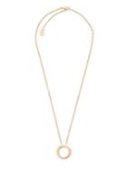 Michael Kors Stone-accented Logo Ring Pendant Necklace
