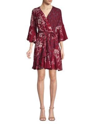 French Connection Ellette Floral Wrap Dress