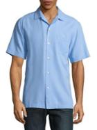 Tommy Bahama Solid Diamond Dobby Shirt